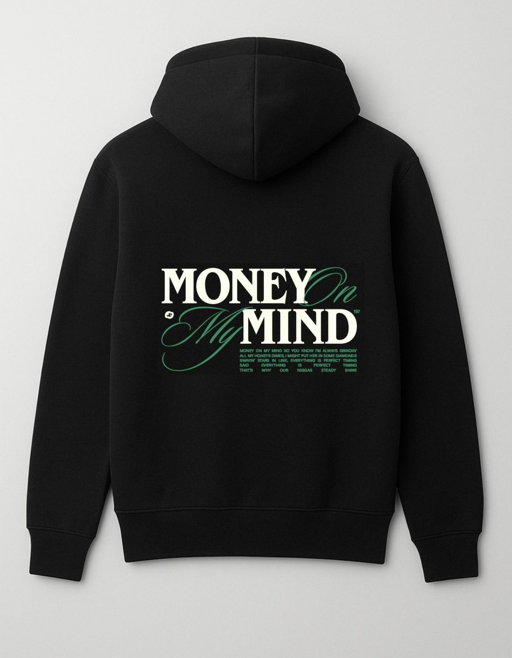 Ambitious Mindset Black Pullover